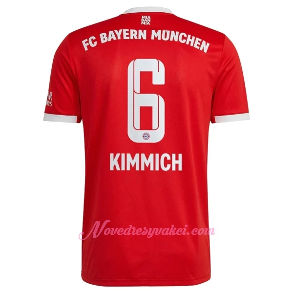 Fotbalové Dresy FC Bayern Mnichov Kimmich 6 Domácí 2022-23