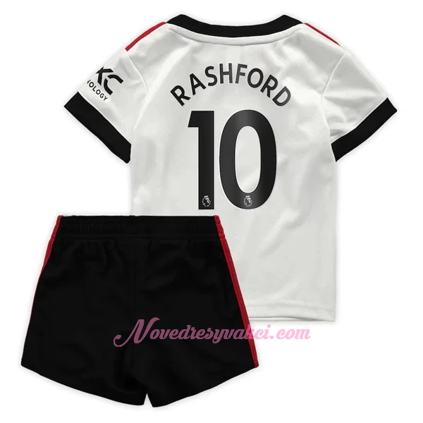 Fotbalové Dresy Manchester United Marcus Rashford 10 Dětské Venkovní 2022-23