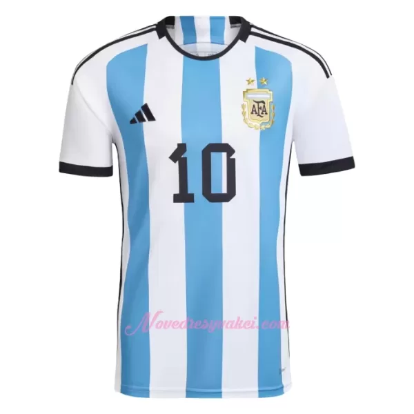 Fotbalové Dresy Argentina Lionel Messi 10 Domácí MS 2022