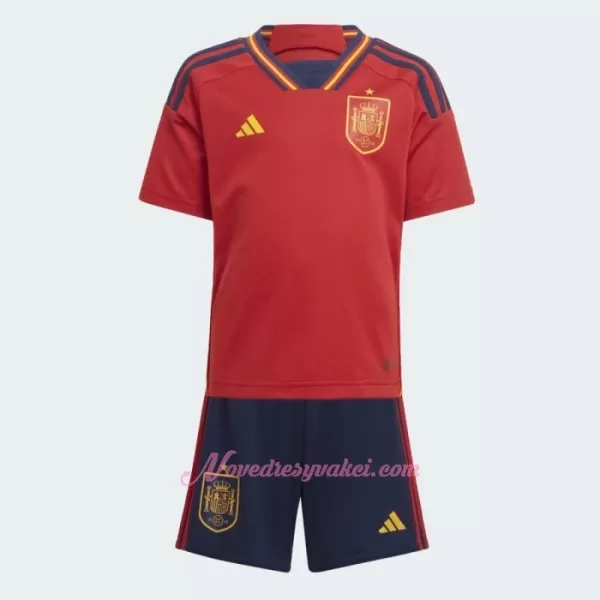 Fotbalové Dresy Španělsko Dětské Domácí MS 2022