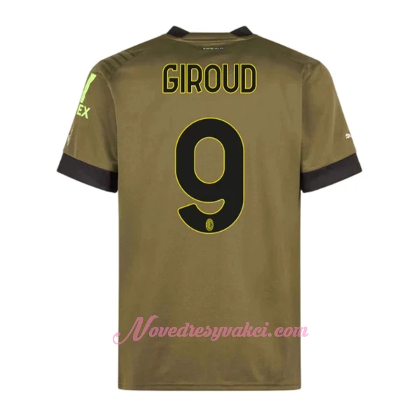 Fotbalové Dresy AC Milán Olivier Giroud 9 Alternativní 2022-23