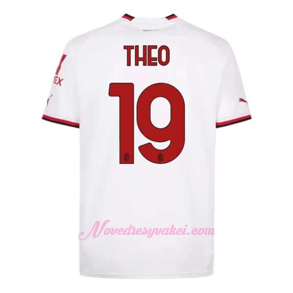 Fotbalové Dresy AC Milán Theo Hernández 19 Venkovní 2022-23