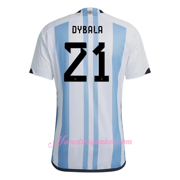 Fotbalové Dresy Argentina Paulo Dybala 21 Domácí MS 2022
