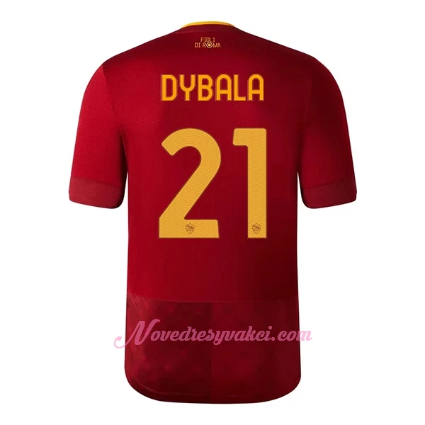 Fotbalové Dresy AS Řím Paulo Dybala 21 Domácí 2022-23