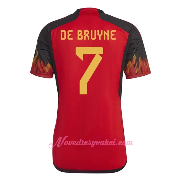 Fotbalové Dresy Belgie Kevin De Bruyne 7 Domácí MS 2022