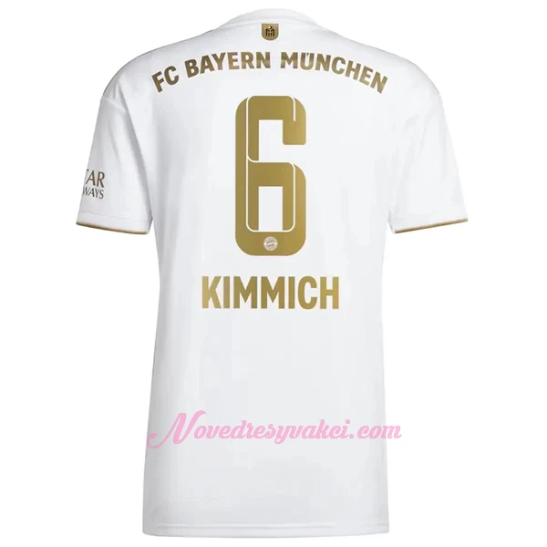 Fotbalové Dresy FC Bayern Mnichov Kimmich 6 Venkovní 2022-23