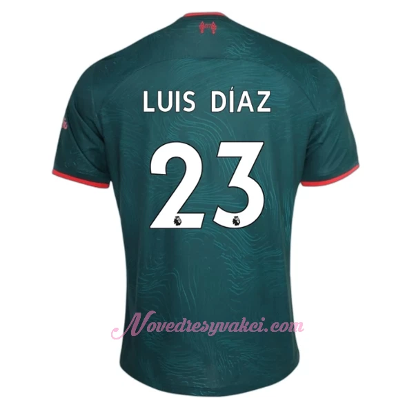 Fotbalové Dresy Liverpool FC Luis Díaz 23 Alternativní 2022-23