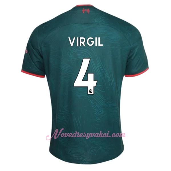 Fotbalové Dresy Liverpool FC Virgil van Dijk 4 Alternativní 2022-23