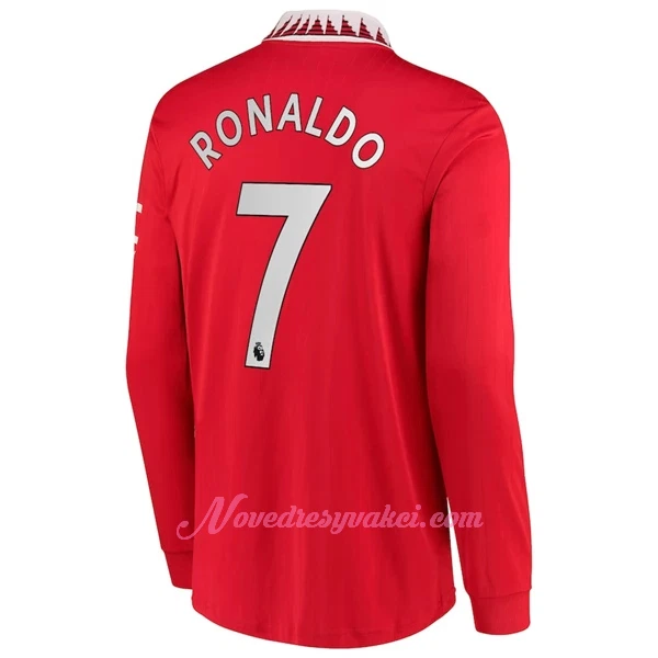 Fotbalové Dresy Manchester United Cristiano Ronaldo 7 Domácí 2022-23 Dlouhý Rukáv