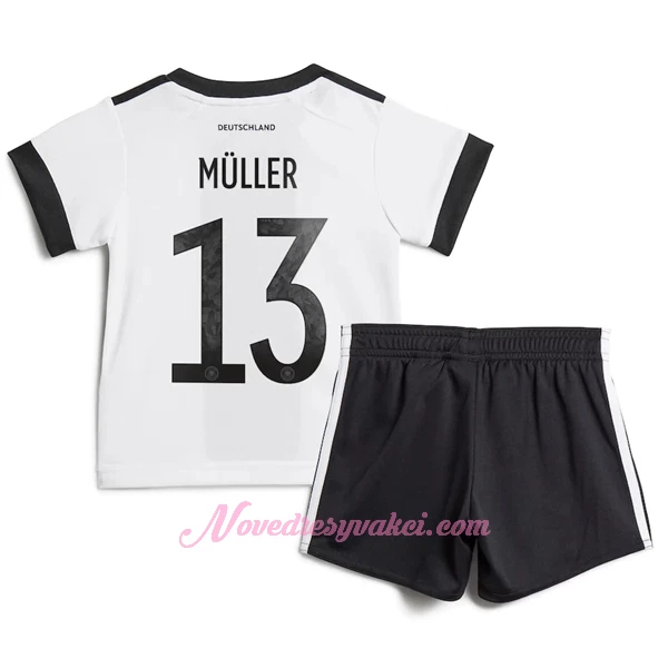 Fotbalové Dresy Německo Thomas Muller 13 Dětské Domácí MS 2022