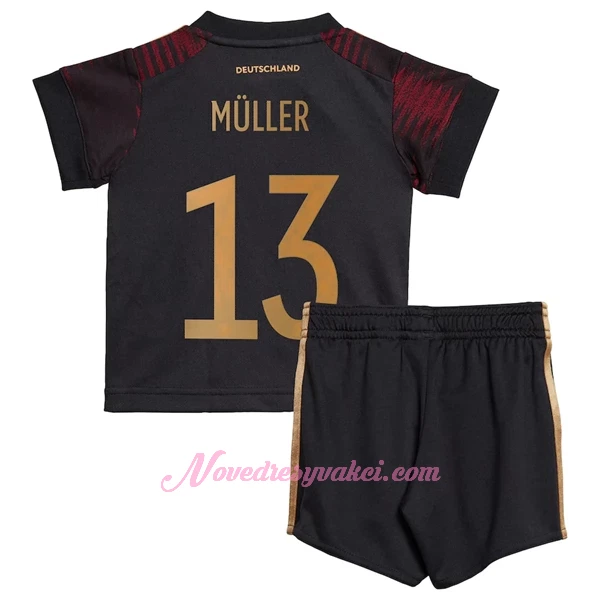 Fotbalové Dresy Německo Thomas Muller 13 Dětské Venkovní MS 2022