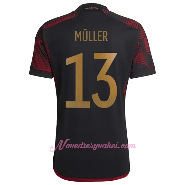 Fotbalové Dresy Německo Thomas Muller 13 Venkovní MS 2022