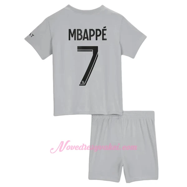 Fotbalové Dresy Paris Saint-Germain Kylian Mbappé 7 Dětské Venkovní 2022-23