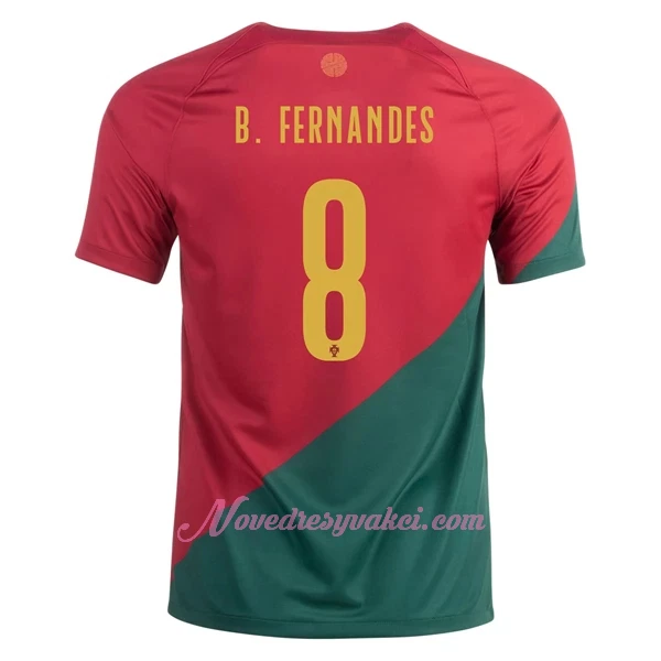 Fotbalové Dresy Portugalsko Bruno Fernandes 8 Domácí MS 2022