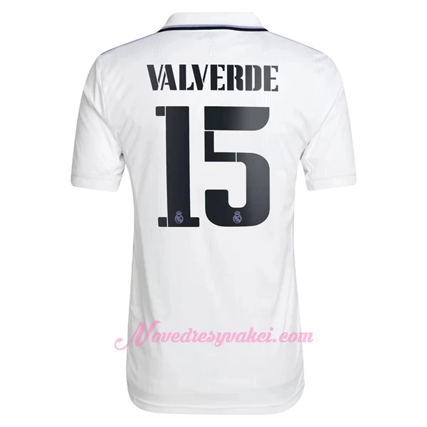 Fotbalové Dresy Real Madrid Federico Valverde 15 Domácí 2022-23