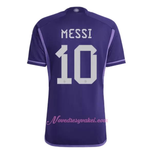 Fotbalové Dresy Lionel Messi 10 Argentina Venkovní MS 2022