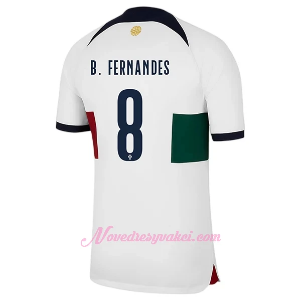 Fotbalové Dresy Portugalsko Bruno Fernandes 8 Venkovní MS 2022
