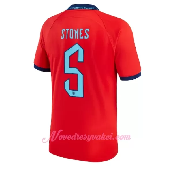 Fotbalové Dresy Anglie John Stones 5 Venkovní MS 2022