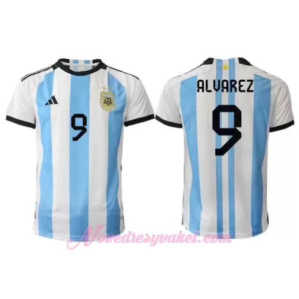 Fotbalové Dresy Argentina Julián Álvarez 9 Domácí MS 2022