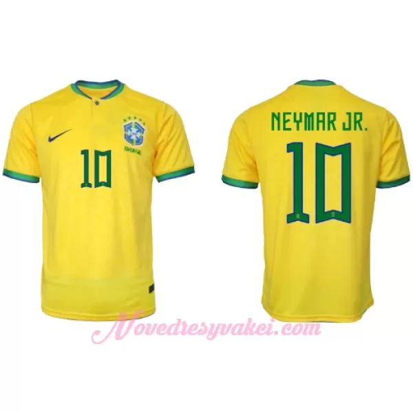 Fotbalové Dresy Brazílie Neymar Jr 10 Domácí MS 2022