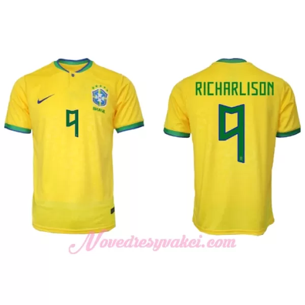 Fotbalové Dresy Brazílie Richarlison de Andrade 9 Domácí MS 2022