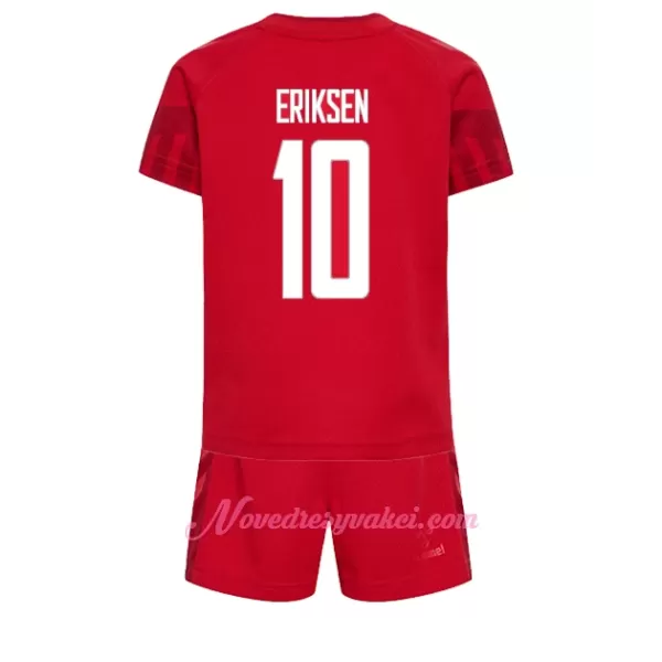 Fotbalové Dresy Dánsko Christian Eriksen 10 Dětské Domácí MS 2022