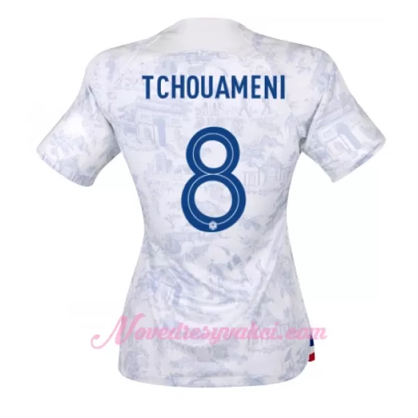 Fotbalové Dresy Francie Aurélien Tchouaméni 8 Dámské Venkovní MS 2022