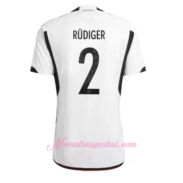 Fotbalové Dresy Německo Antonio Rudiger 2 Domácí MS 2022
