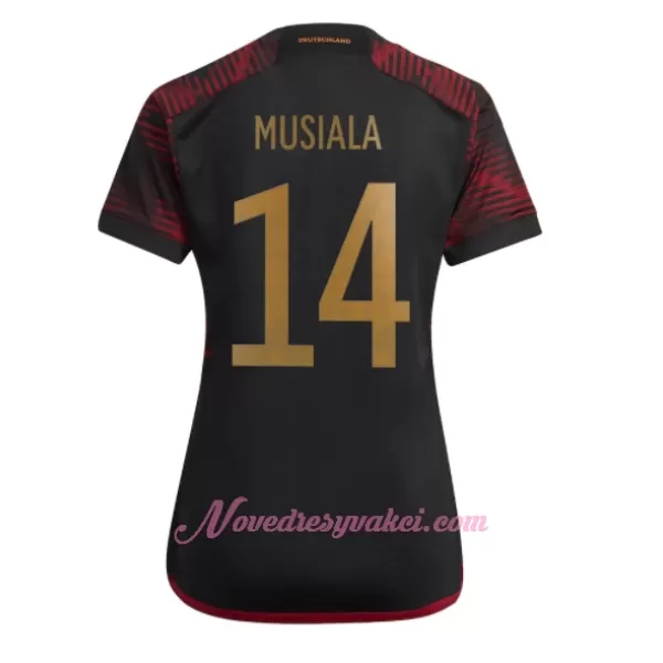 Fotbalové Dresy Německo Jamal Musiala 14 Dámské Venkovní MS 2022