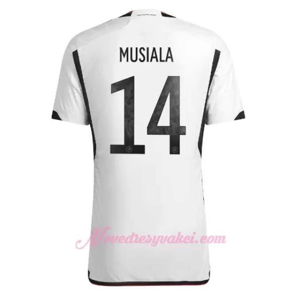 Fotbalové Dresy Německo Jamal Musiala 14 Domácí MS 2022