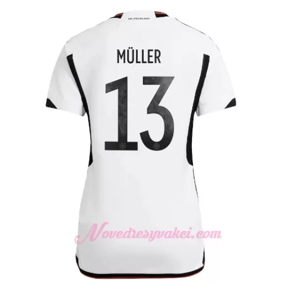 Fotbalové Dresy Německo Thomas Muller 13 Dámské Domácí MS 2022
