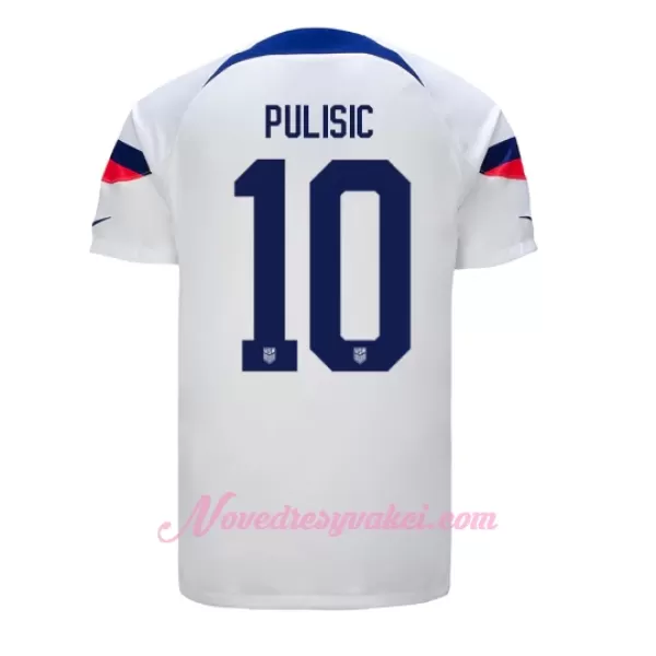 Fotbalové Dresy Spojené Státy Americké Christian Pulišić 10 Domácí MS 2022