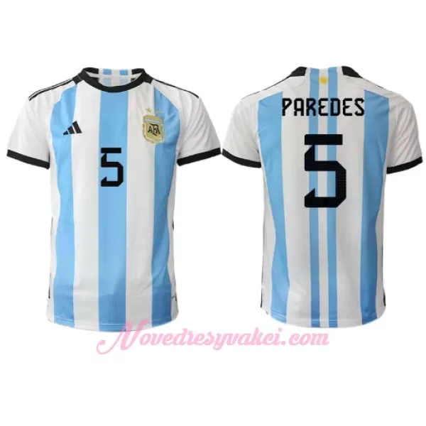 Fotbalové Dresy Argentina Leandro Paredes 5 Domácí MS 2022