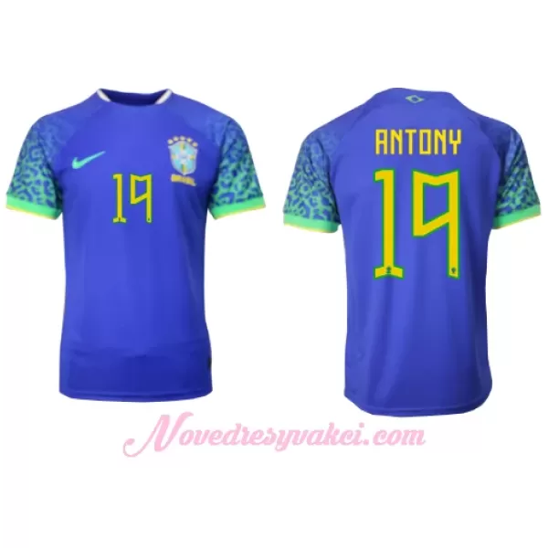 Fotbalové Dresy Brazílie Antony Santos 19 Venkovní MS 2022