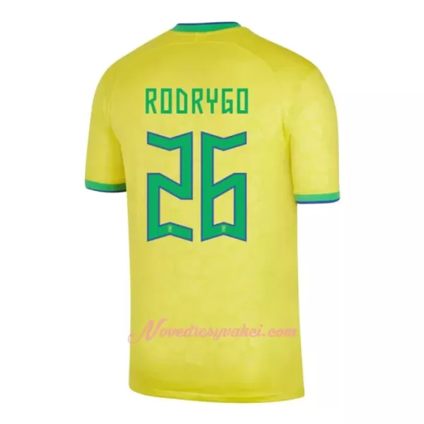 Fotbalové Dresy Brazílie Rodrygo Goes 26 Domácí MS 2022