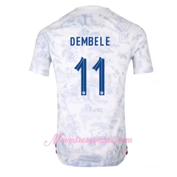 Fotbalové Dresy Francie Ousmane Dembélé 11 Venkovní MS 2022