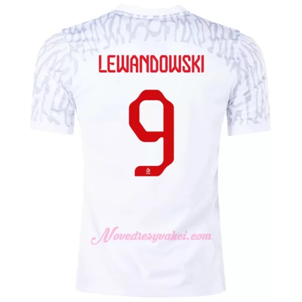 Fotbalové Dresy Polsko Robert Lewandowski 9 Domácí MS 2022