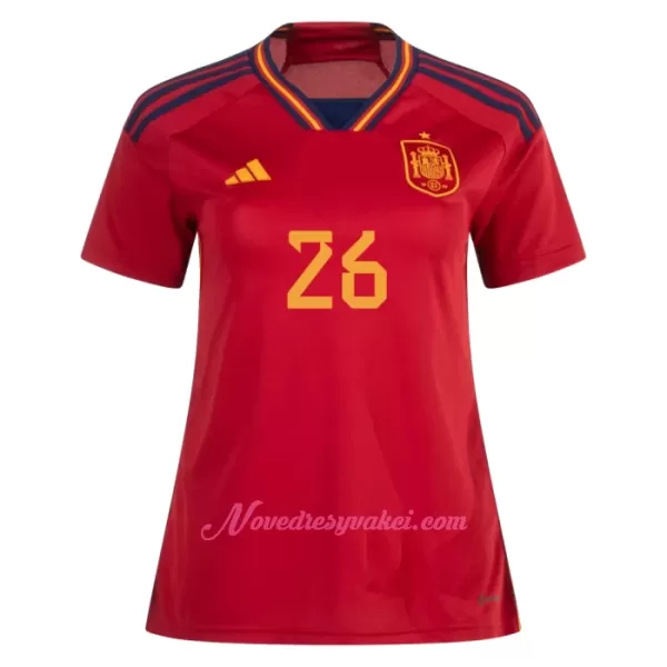 Fotbalové Dresy Španělsko PEDRI 26 Dámské Domácí MS 2022