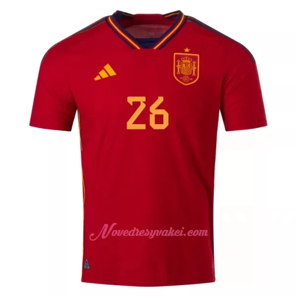 Fotbalové Dresy Španělsko PEDRI 26 Domácí MS 2022