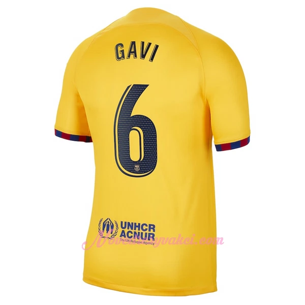 Fotbalové Dresy FC Barcelona GAVI 6 Čtvrtý 2022-23