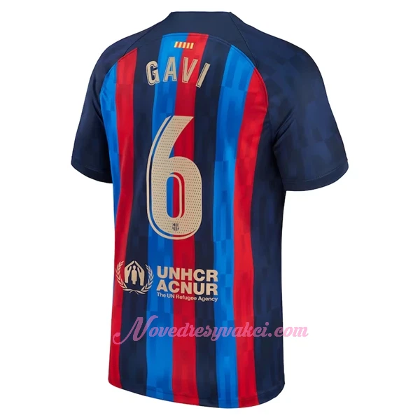 Fotbalové Dresy FC Barcelona GAVI 6 Domácí 2022-23