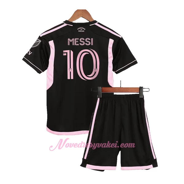 Fotbalové Dresy Inter Miami CF Lionel Messi 10 Dětské Venkovní 2023-24