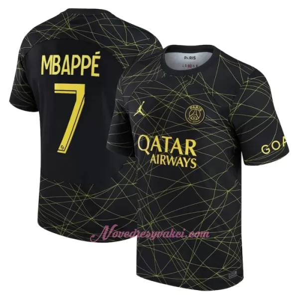 Fotbalové Dresy Paris Saint-Germain Kylian Mbappé 7 Čtvrtý Jordan 2022-23