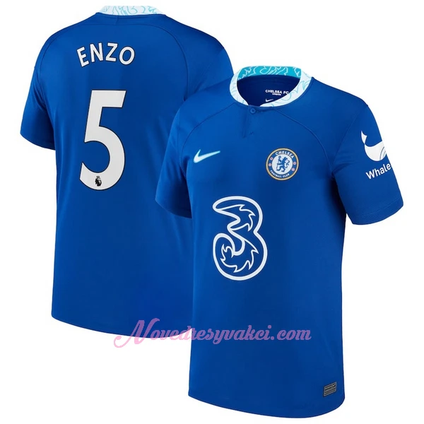 Fotbalové Dresy Chelsea FC Enzo Fernández 5 Domácí 2022-23
