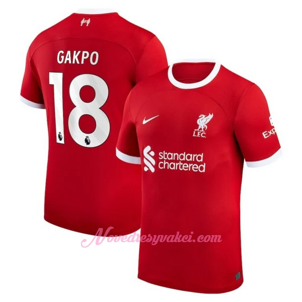 Fotbalové Dresy Liverpool FC Cody Gakpo 18 Domácí 2023-24