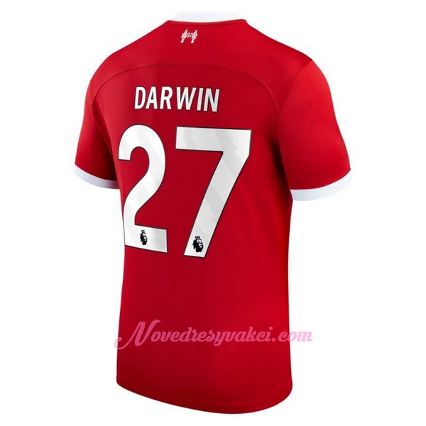 Fotbalové Dresy Liverpool FC Darwin Núñez 27 Domácí 2023-24