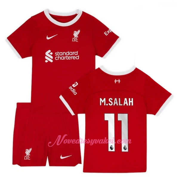 Fotbalové Dresy Liverpool FC Mohamed Salah 11 Dětské Domácí 2023-24