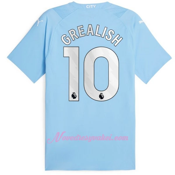 Fotbalové Dresy Manchester City Jack Grealish 10 Dětské Domácí 2023-24