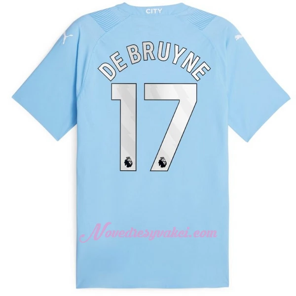 Fotbalové Dresy Manchester City K. Kevin De Bruyne 17 Dětské Domácí 2023-24