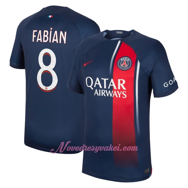 Fotbalové Dresy Paris Saint-Germain Fabian 8 Domácí 2023-24
